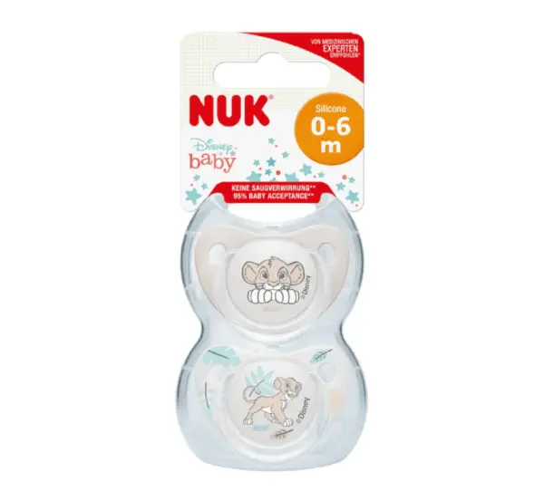 NUK Biberon Rrens Silikon Lion King (0-6M)