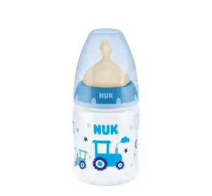 NUK Shishe Plastike First Choice+ Latex Temp.Control (0-6M)