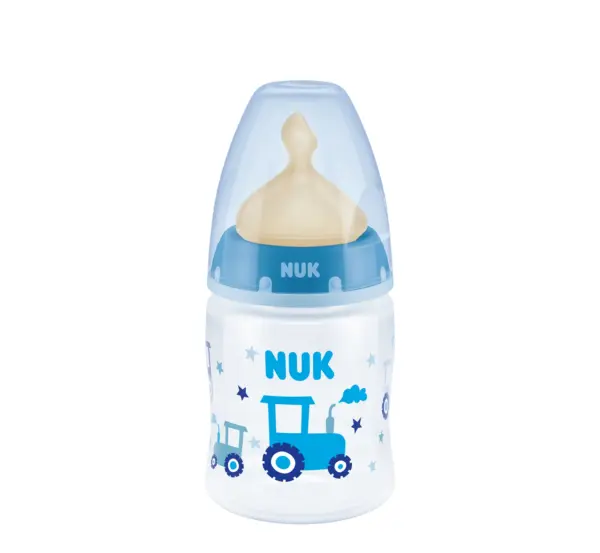 NUK Shishe Plastike First Choice+ Latex Temp.Control (0-6M)