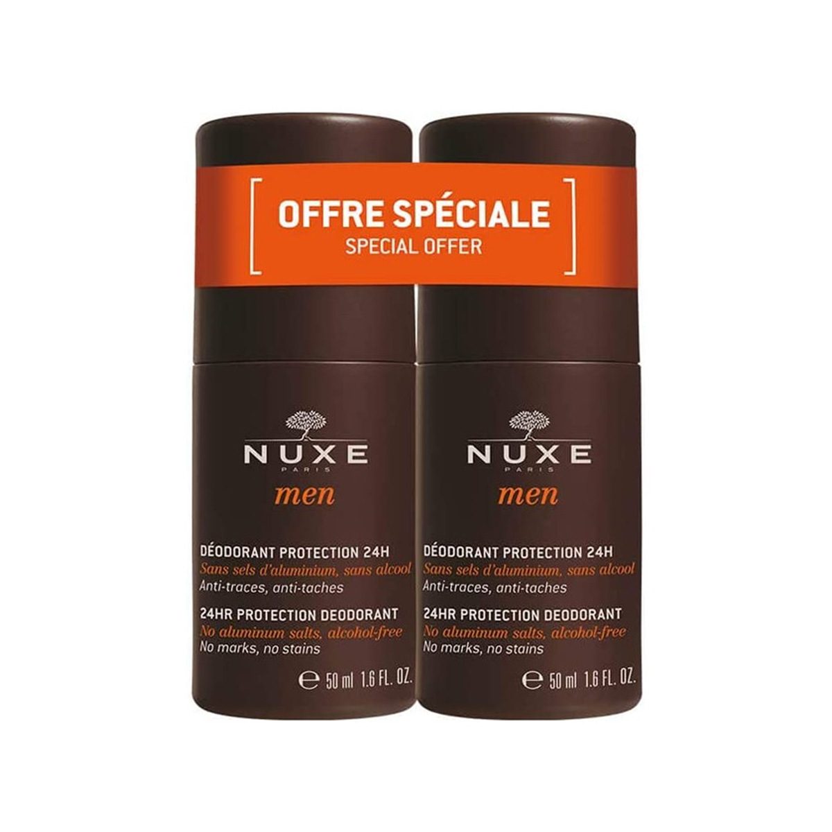 Nuxe – Deodorant për meshkuj 24h Duo Pack