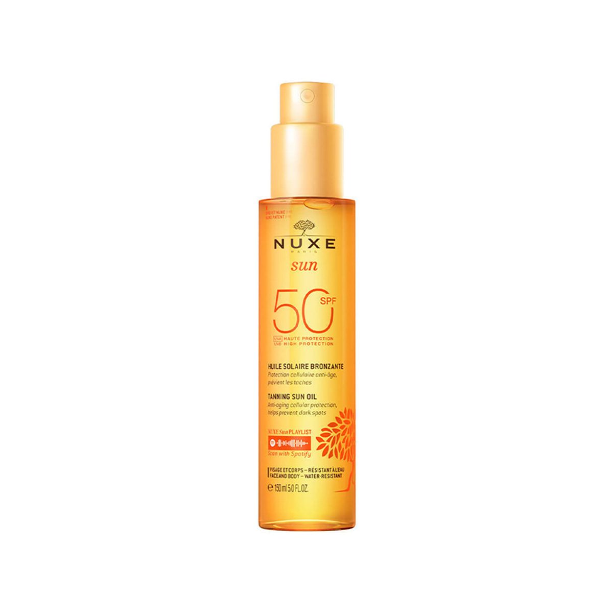 Nuxe – Vaj Nxirës për Fytyrë dhe Trup (SPF 50)