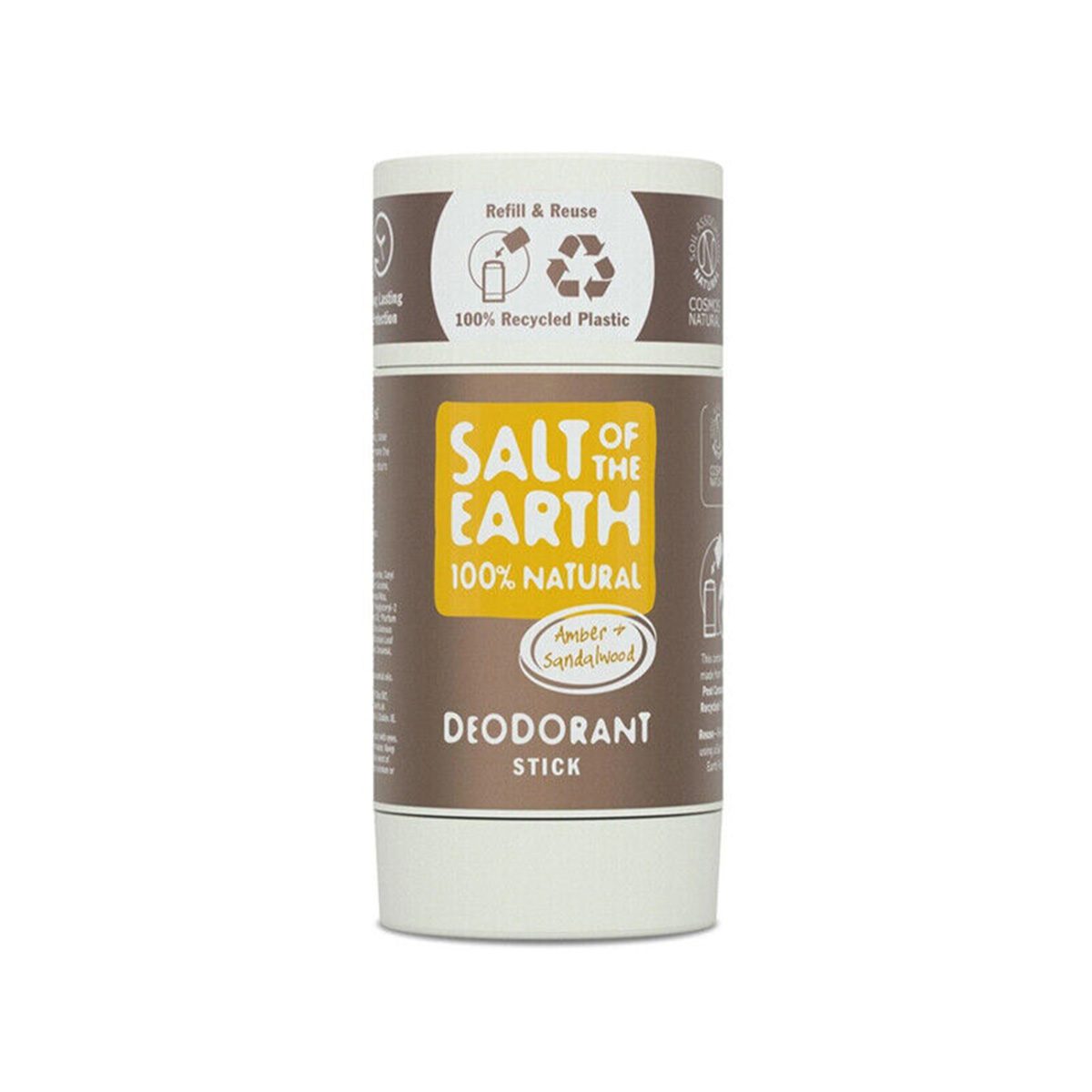 Salt of the Earth – Amber & Sandalwood Natural Deodorant Stick