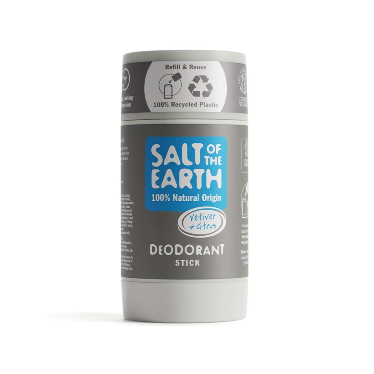 Salt of the Earth – Vetiver & Citrus Natural Deodorant Stick
