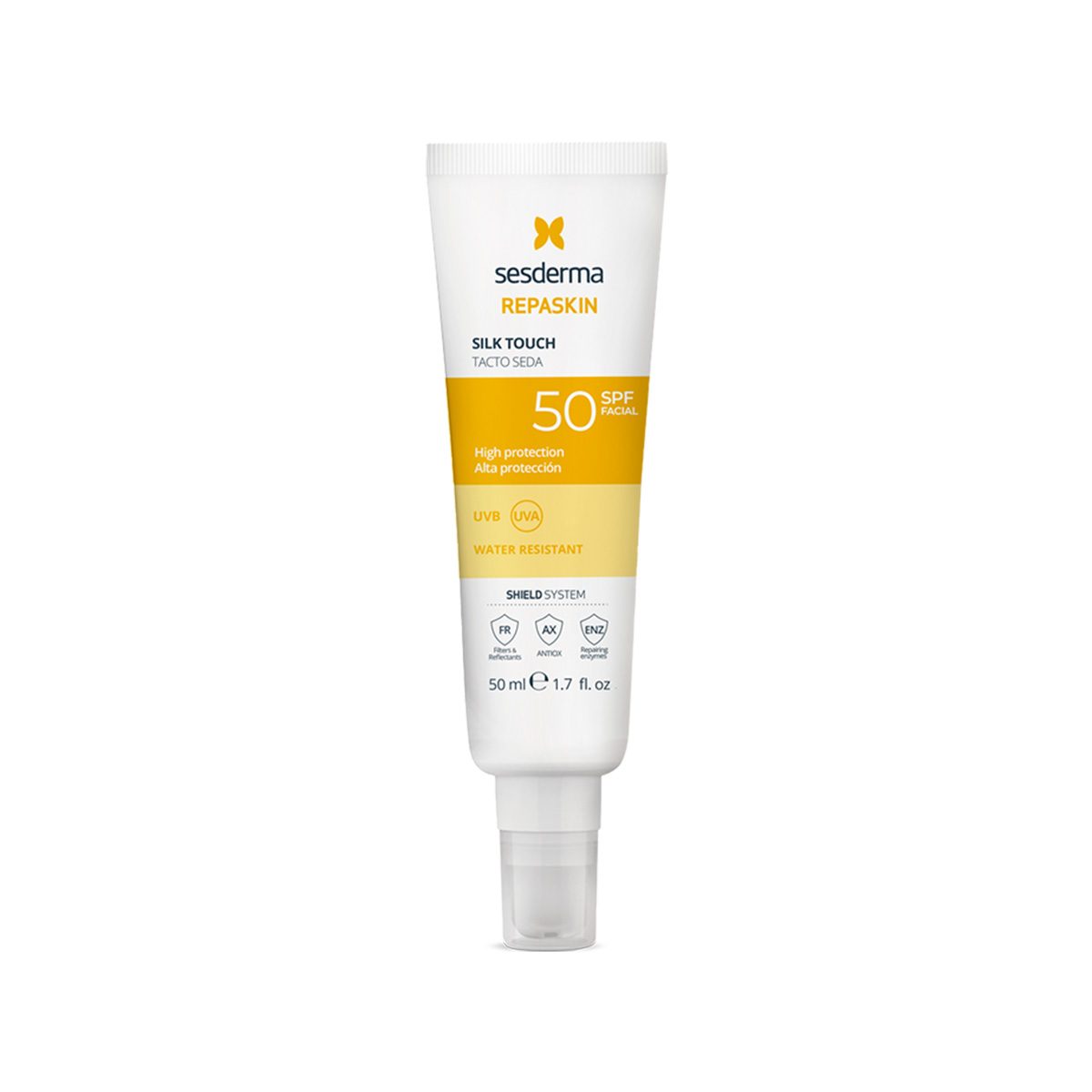 Sesderma – Repaskin Silk Touch Facial Sunscreen (SPF 50)