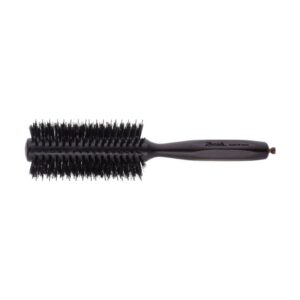 Janeke - Black Tumbled Wood Hairbrush