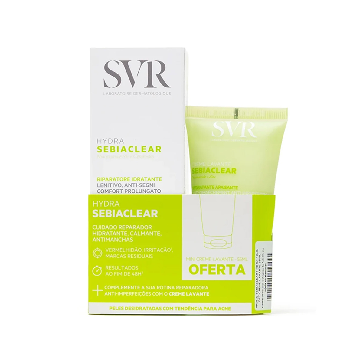 SVR – Sebiaclear Active Gel + Cleanser Promo Set